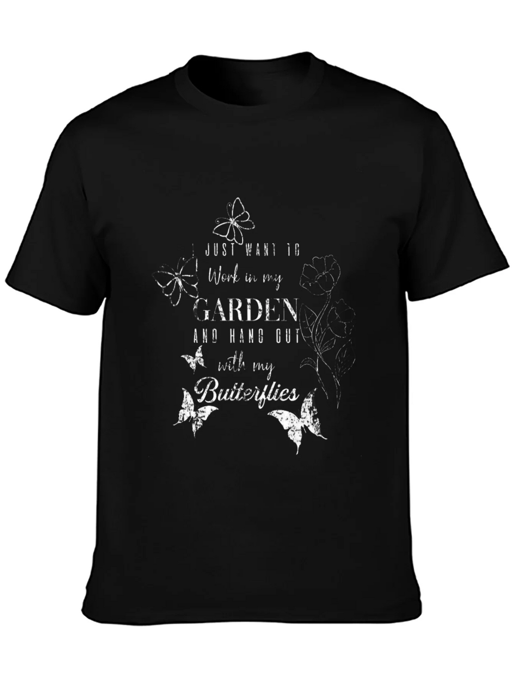 Gardeners T-Shirt - Butterflies & Garden product image 3