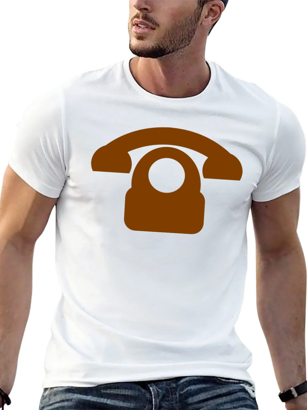 Retro Phone Graphic Tee - Classic Design product image 11