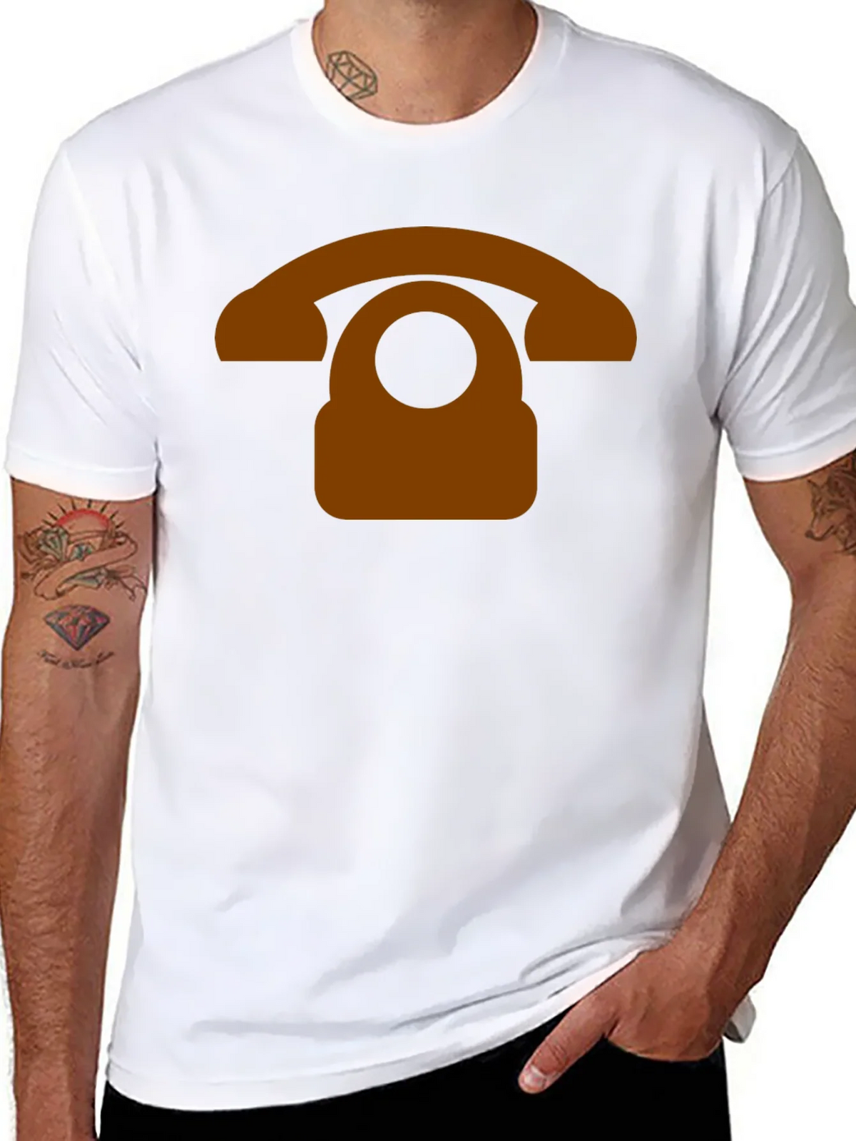 Retro Phone Graphic Tee - Classic Design product image 6