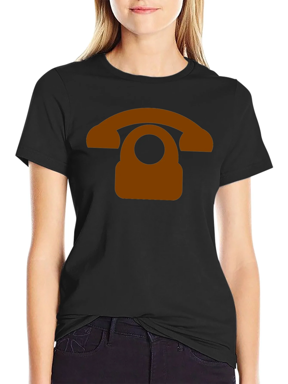 Retro Phone Graphic Tee - Classic Design product image 2