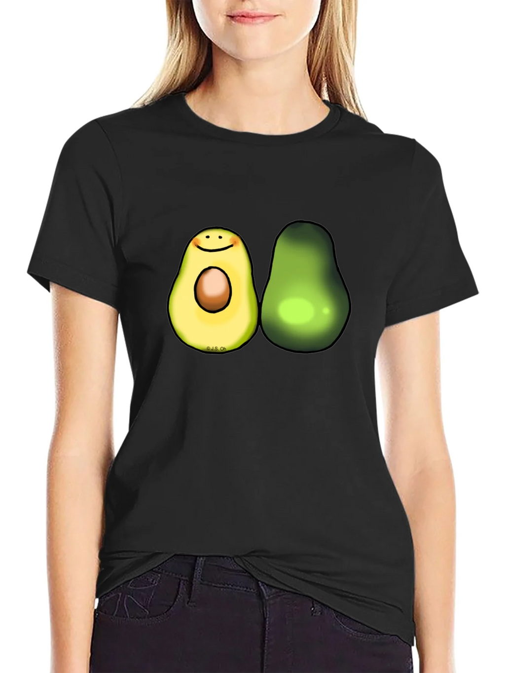 Avocado Graphic Tee - Trendy Fruit Lovers T-Shirt product image 2