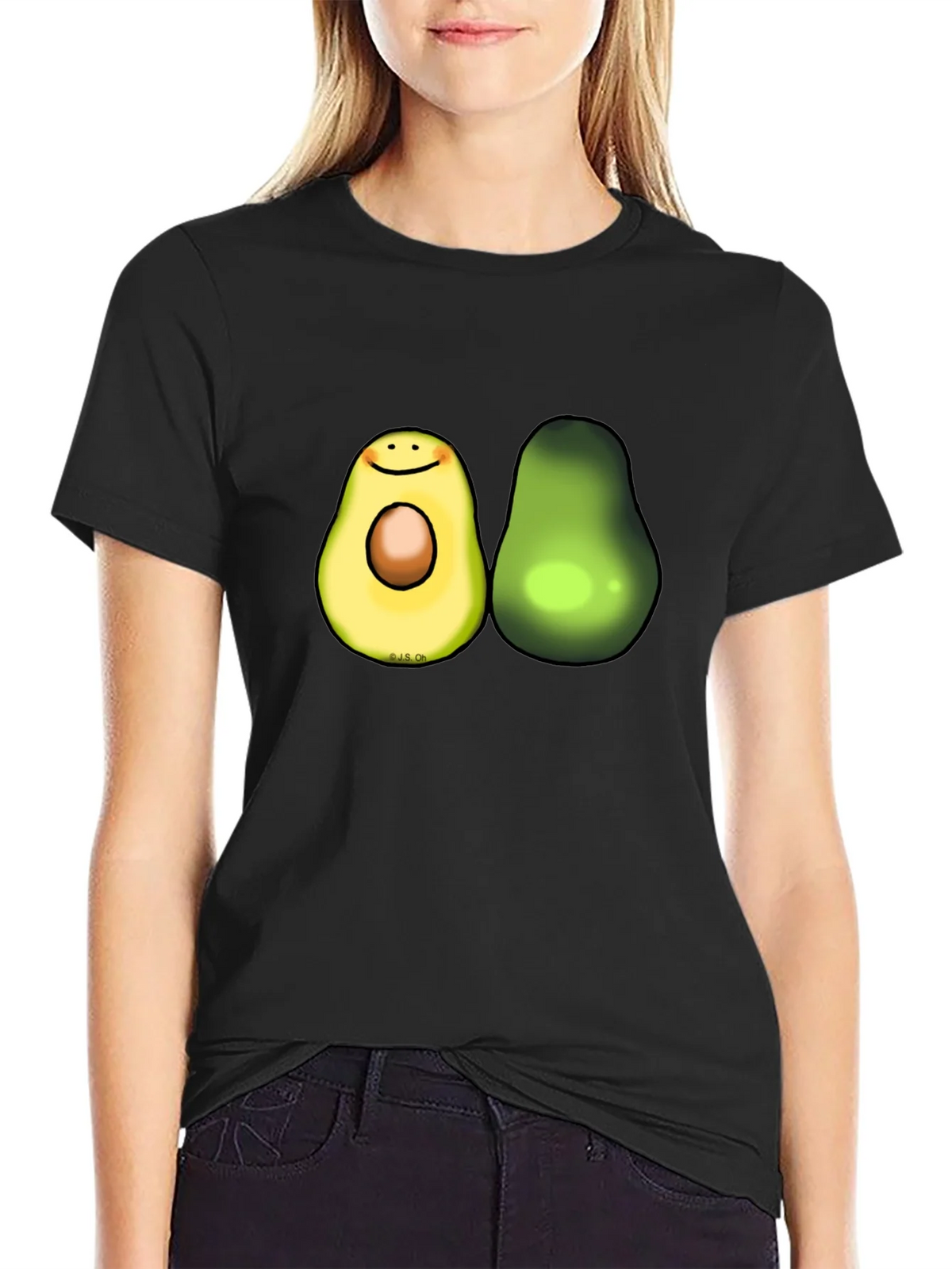 Avocado Graphic Tee - Trendy Fruit Lovers T-Shirt product image 2