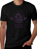 Angel with Guns Graphic Black T-Shirt - Edgy Streetwear product image 1