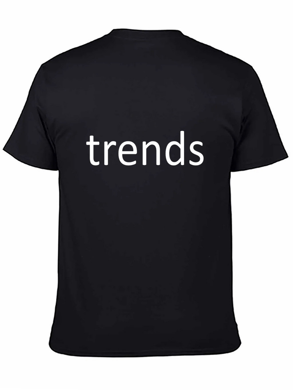 Trendy Black Cotton Tee Shirt product image 4