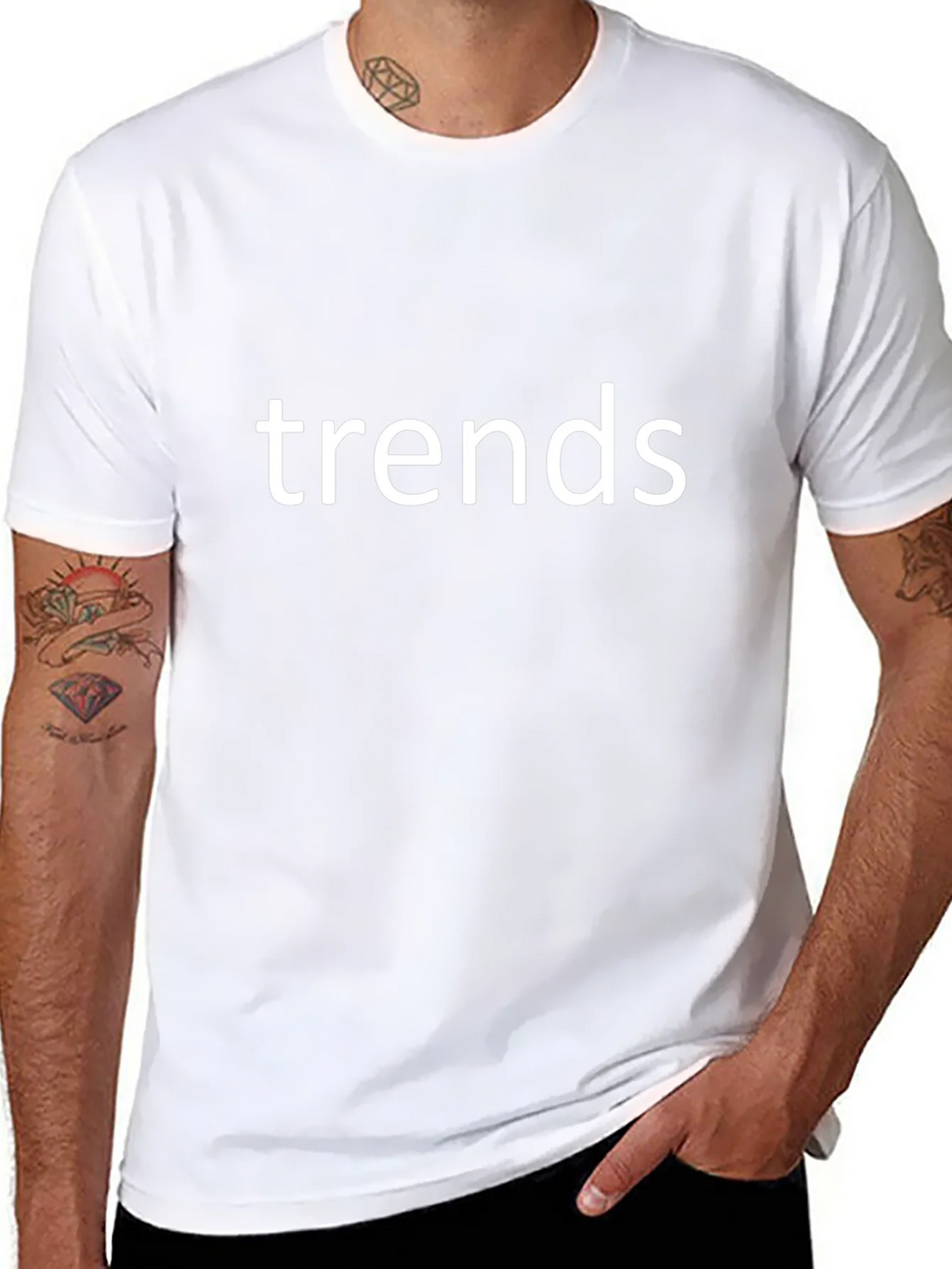 Trendy Black Cotton Tee Shirt product image 6