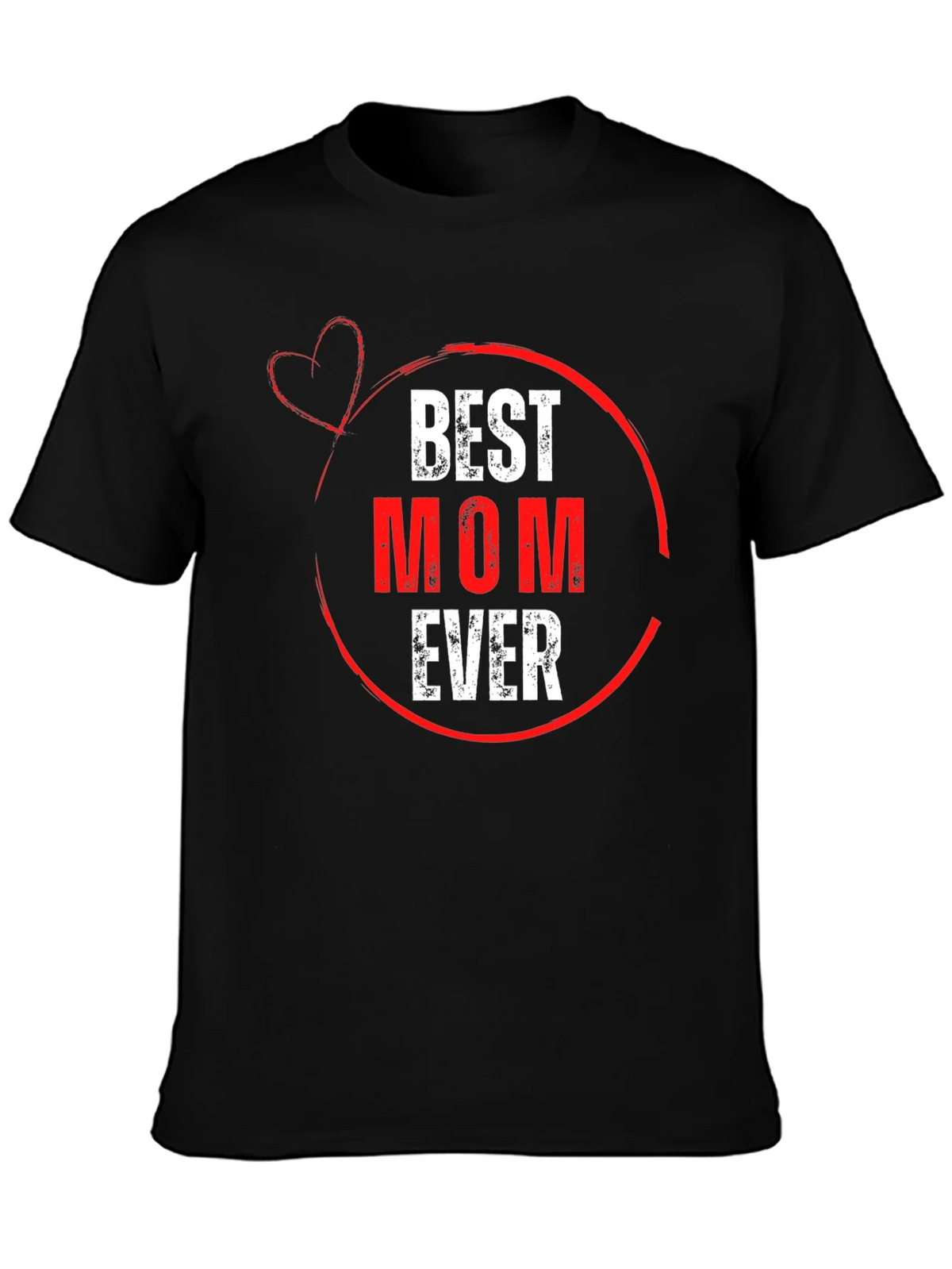 Best Mom Ever Black T-Shirt product image 3