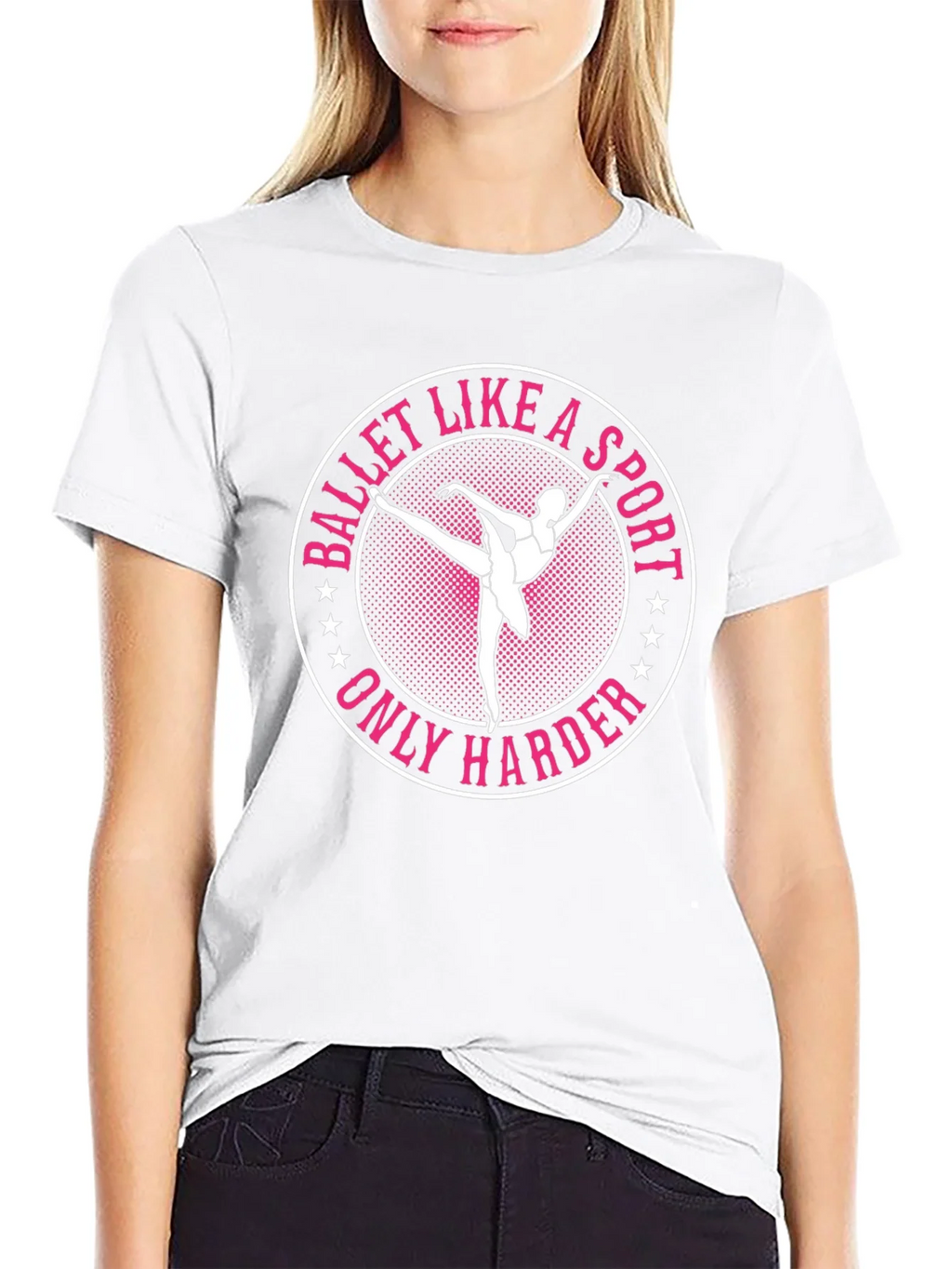 Ballet Like a Sport Only Harder Graphic Tee product image 8