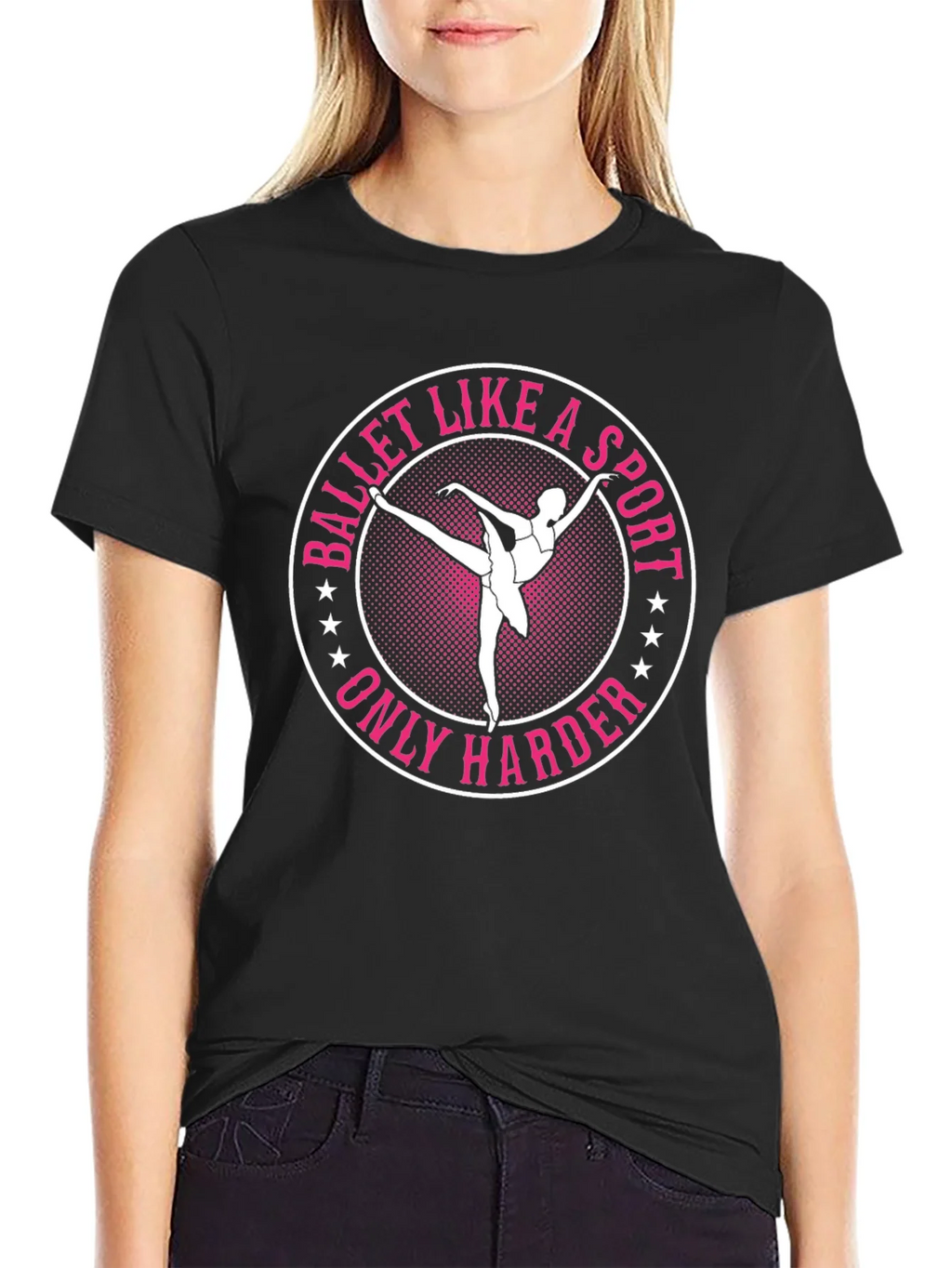 Ballet Like a Sport Only Harder Graphic Tee product image 2