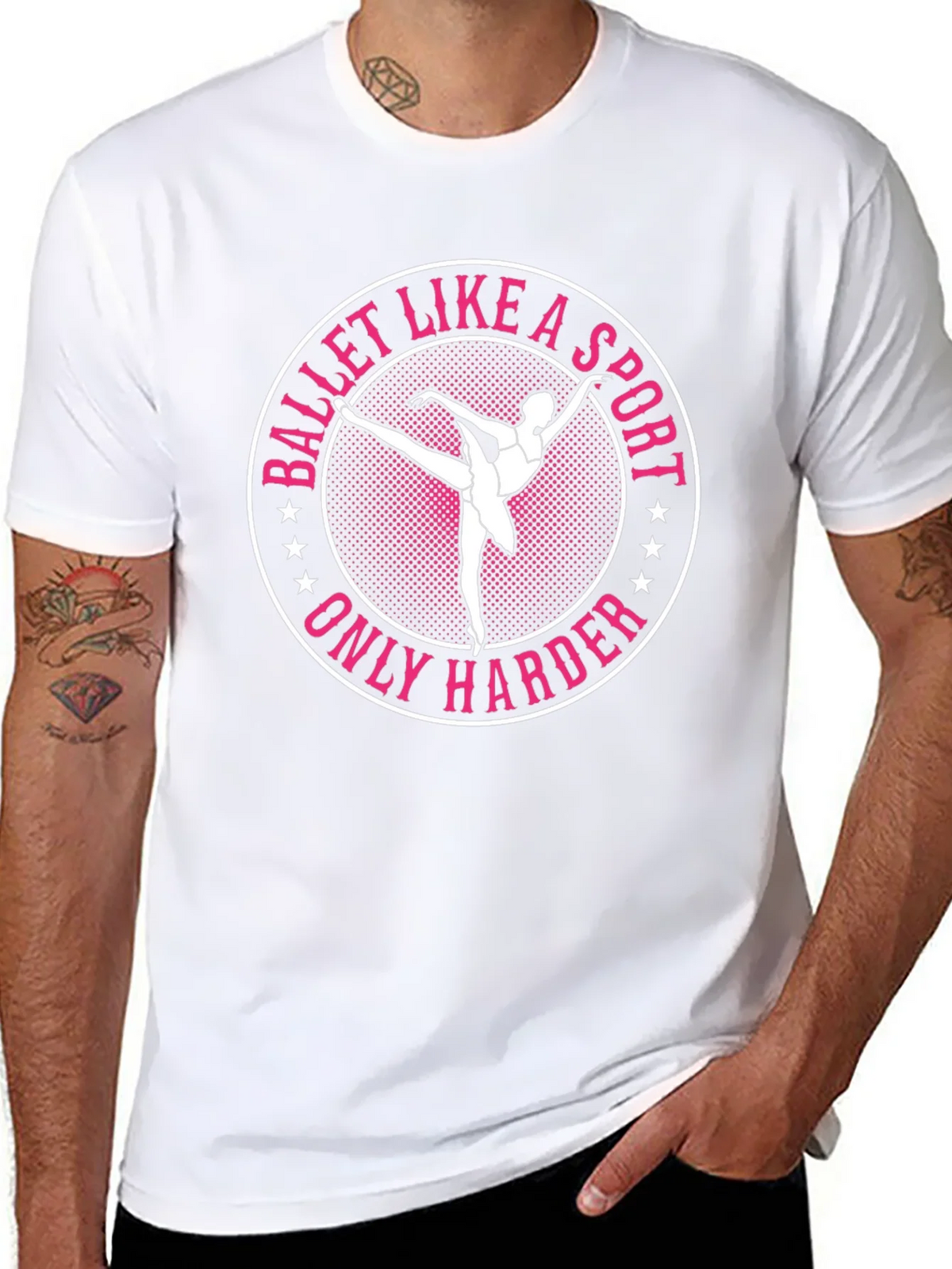 Ballet Like a Sport Only Harder Graphic Tee product image 7
