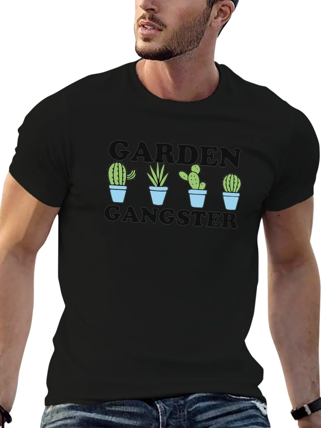 Garden Gangster Cactus Graphic T-Shirt product image 6