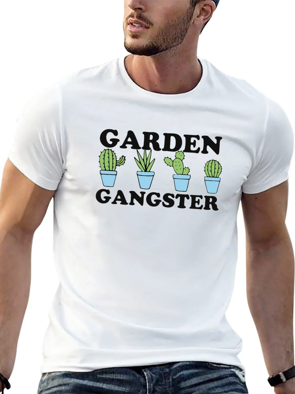 Garden Gangster Cactus Graphic T-Shirt product image 11