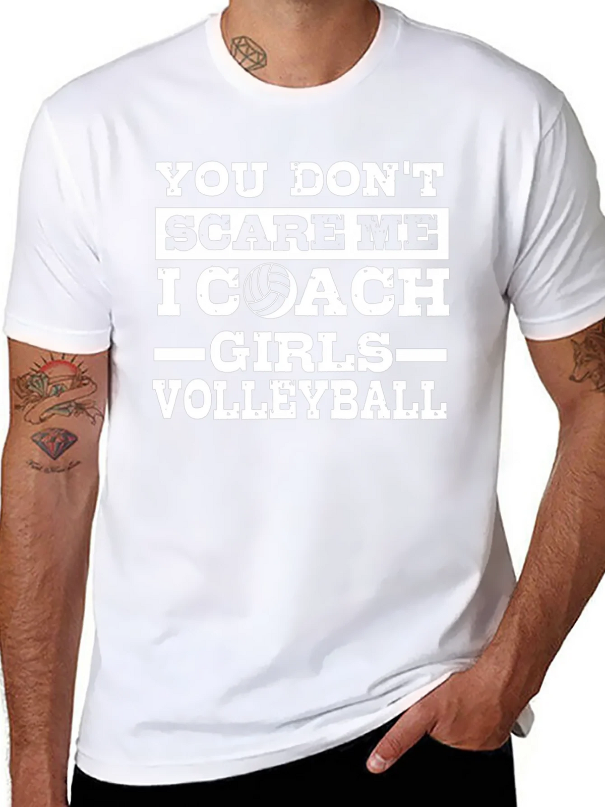 Volleyball Coach T-Shirt - Dont Scare Me product image 7