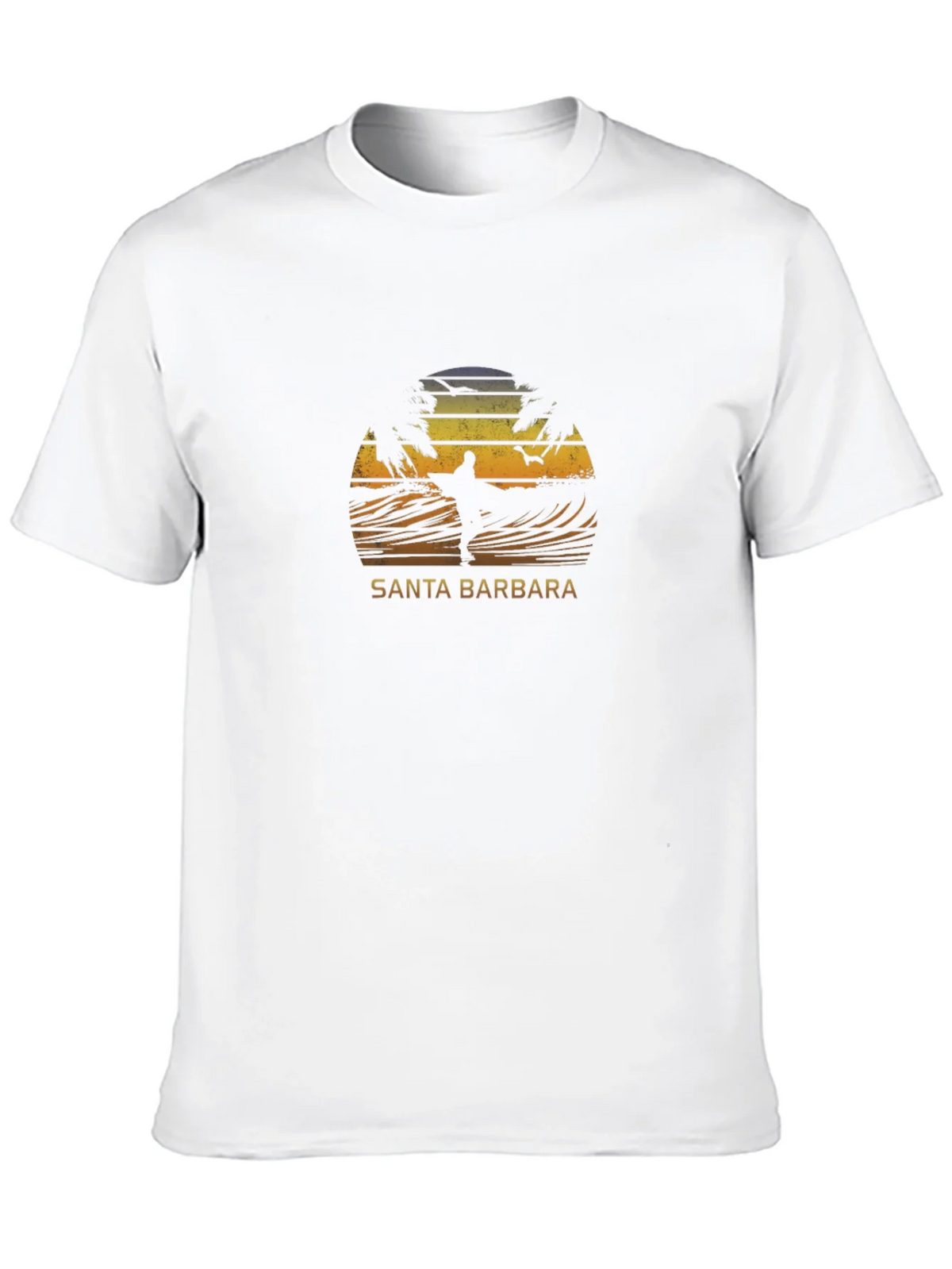 Santa Barbara Surfer Graphic T-Shirt product image 6