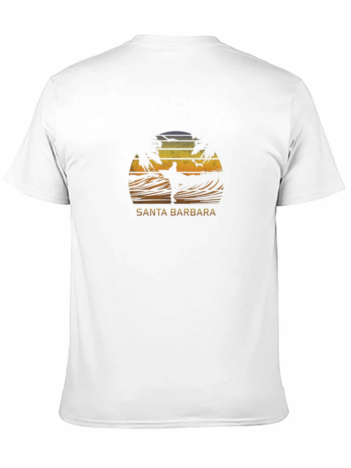 Santa Barbara Surfer Graphic T-Shirt product image 7