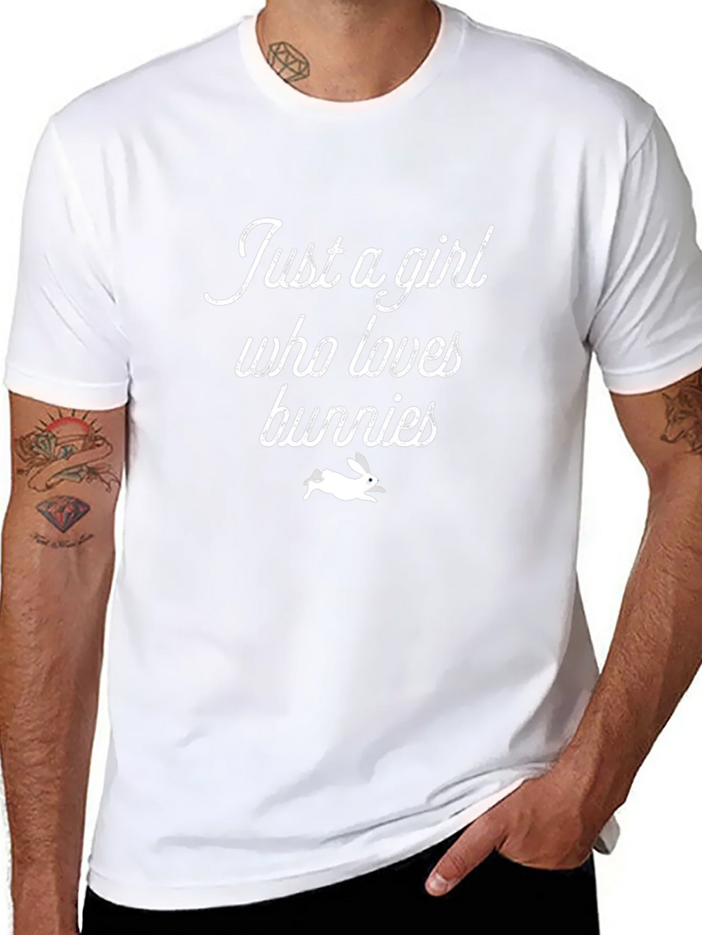 Just A Girl Who Loves Bunnies T-Shirt product image 6