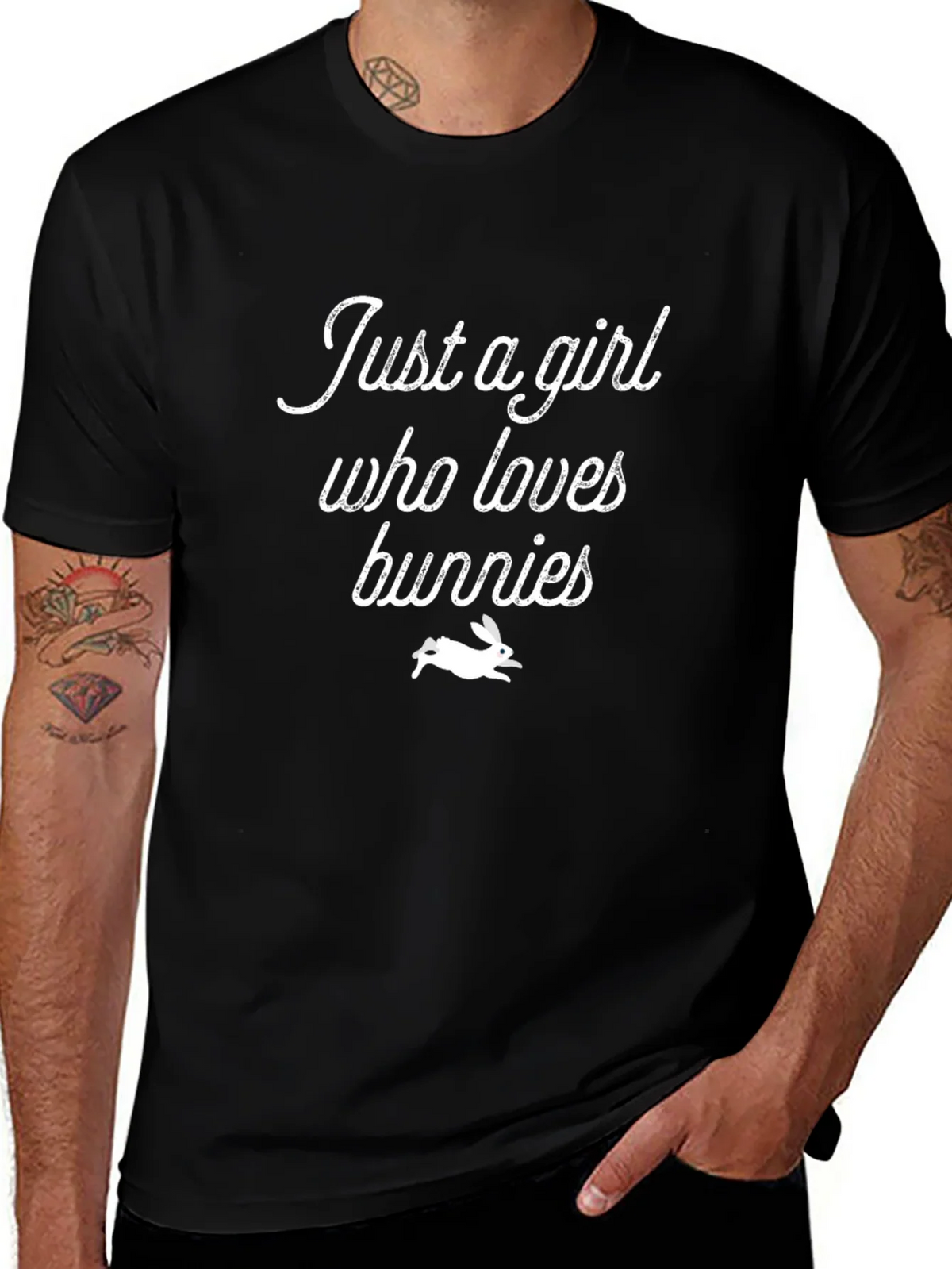 Just A Girl Who Loves Bunnies T-Shirt product image 1
