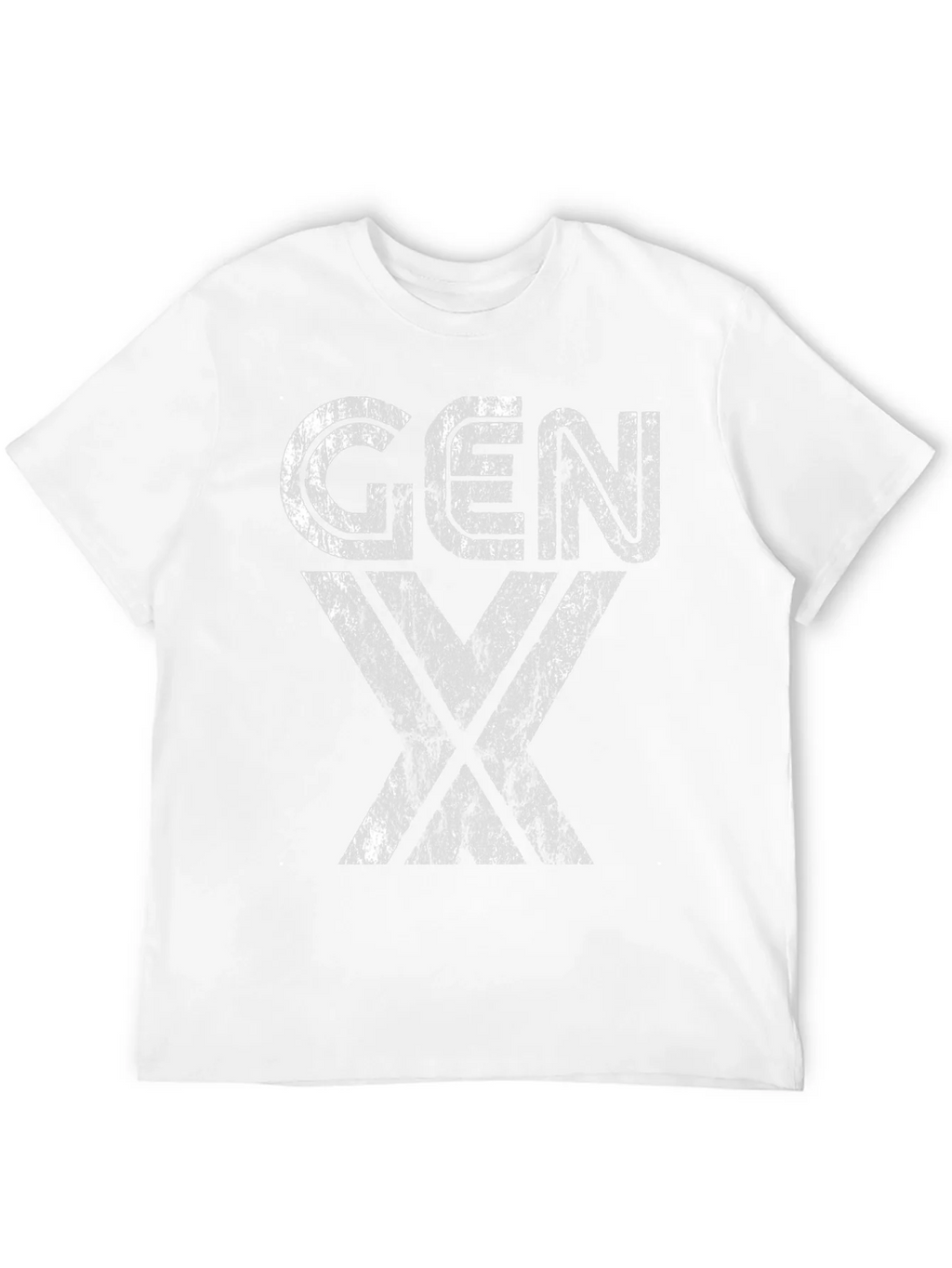 Gen X Distressed Graphic T-Shirt - Black product image 11