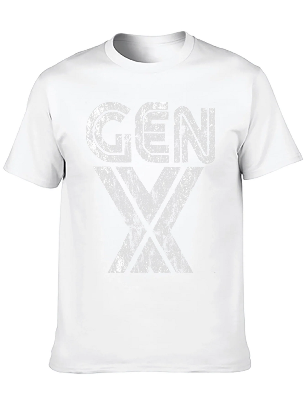 Gen X Distressed Graphic T-Shirt - Black product image 9