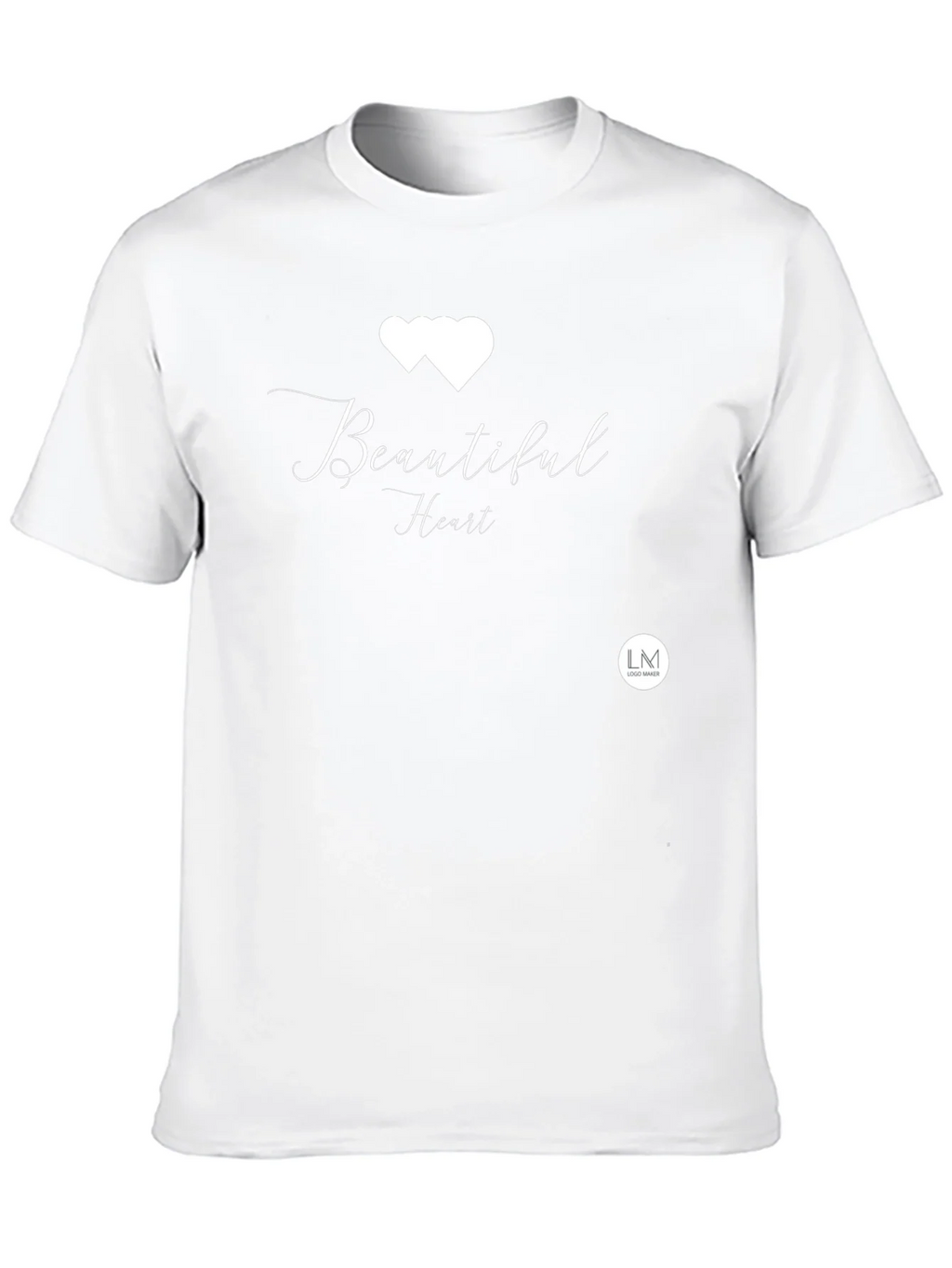 Beautiful Heart Black Tee - Stylish Graphic Print T-Shirt product image 9