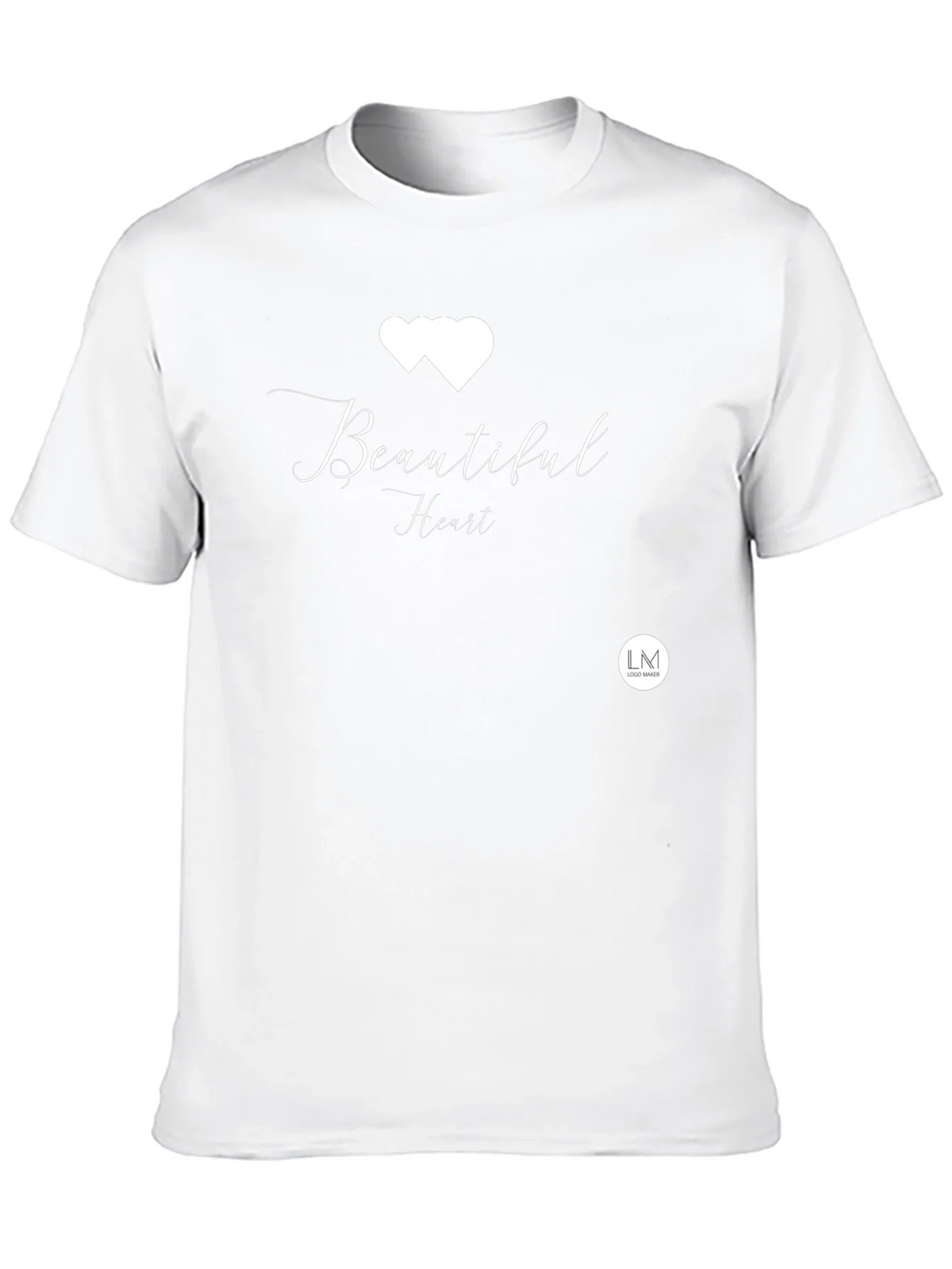 Beautiful Heart Black Tee - Stylish Graphic Print T-Shirt product image 9