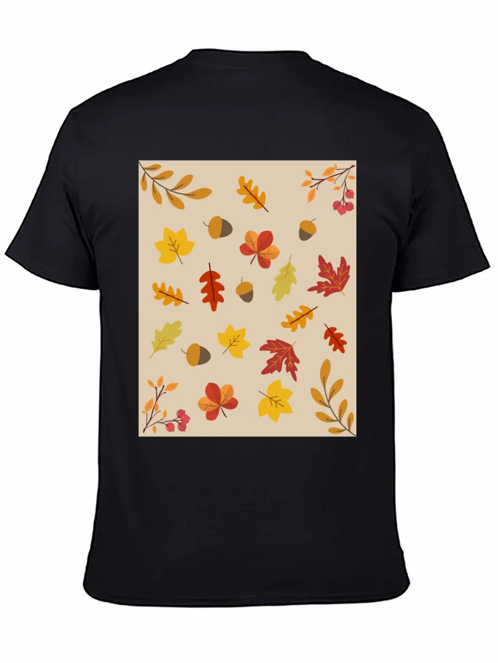 Fall Leaves Pattern T-Shirt product image 4
