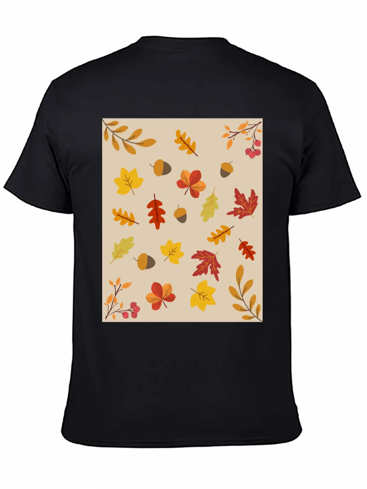 Fall Leaves Pattern T-Shirt product image 4