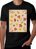 Fall Leaves Pattern T-Shirt product image 1