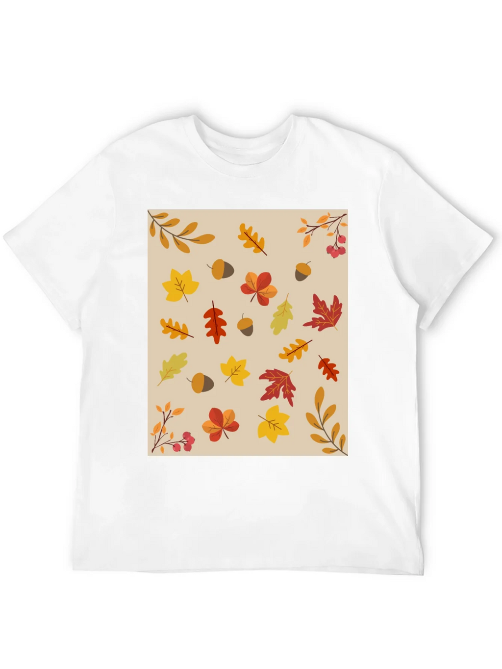 Fall Leaves Pattern T-Shirt product image 11