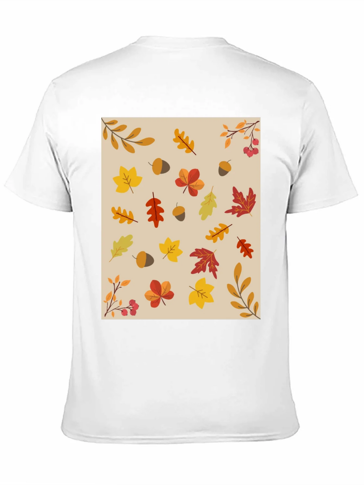 Fall Leaves Pattern T-Shirt product image 10