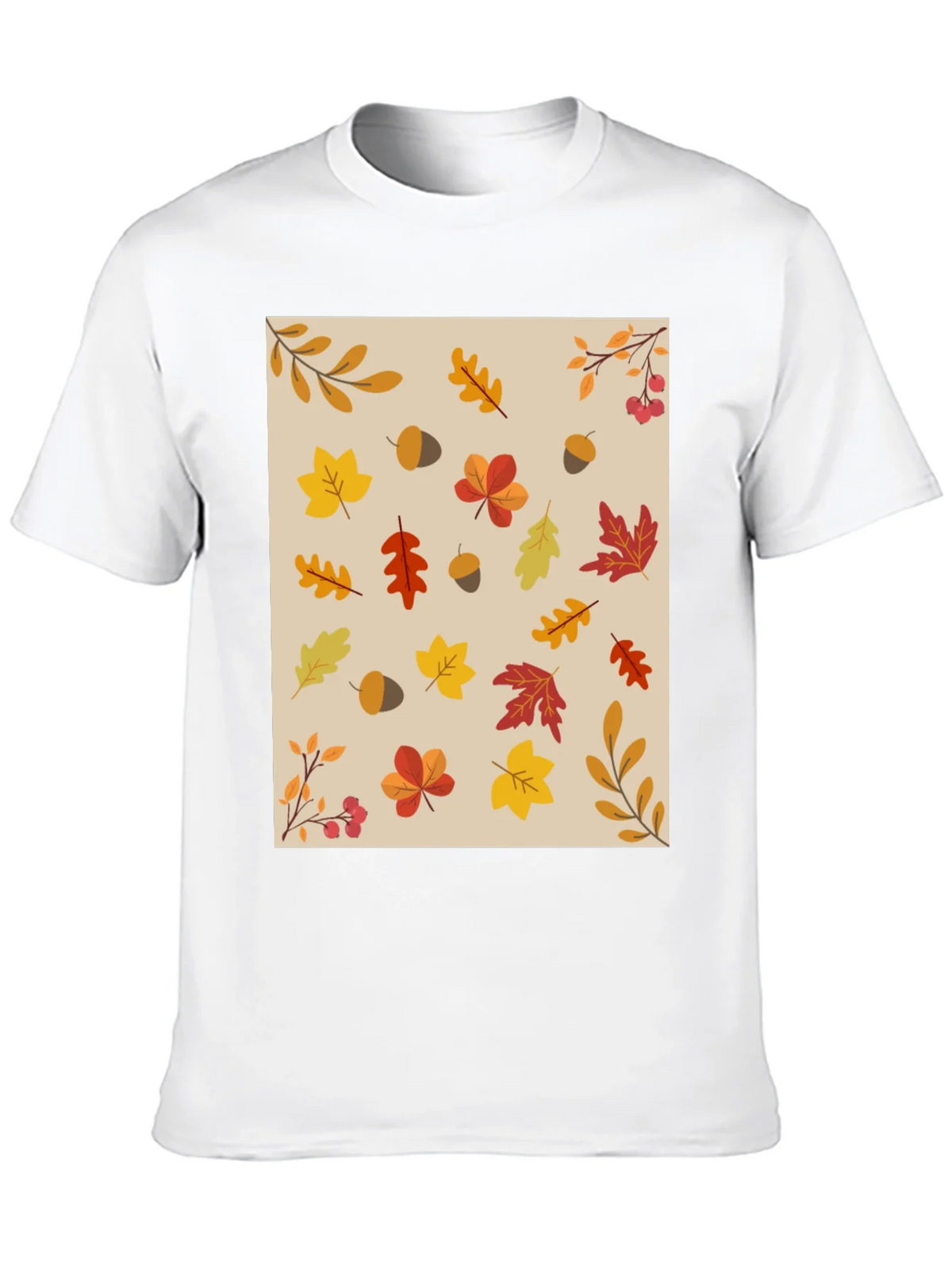 Fall Leaves Pattern T-Shirt product image 9