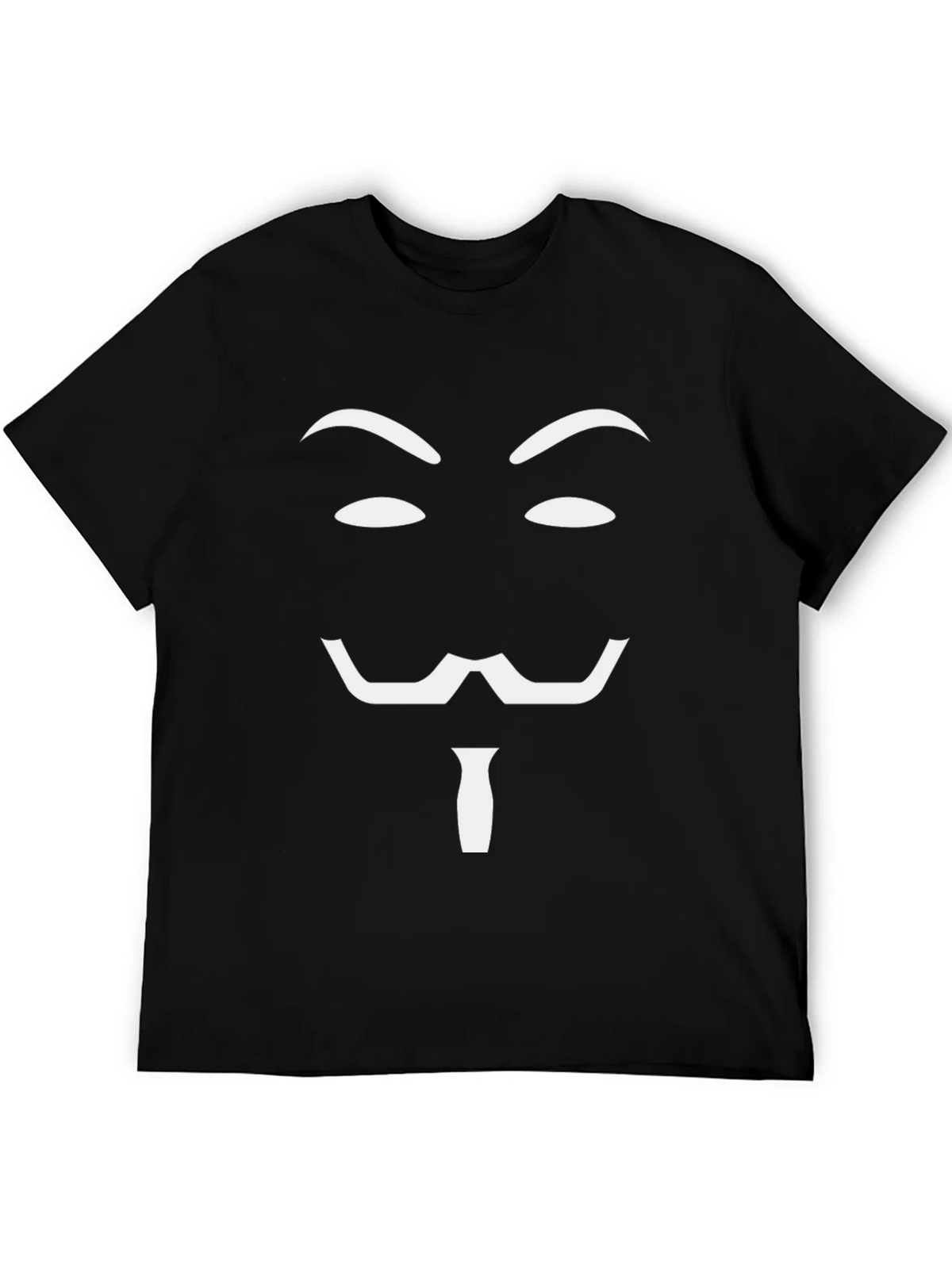 Anonymous Mask T-Shirt - Black - Guy Fawkes product image 5