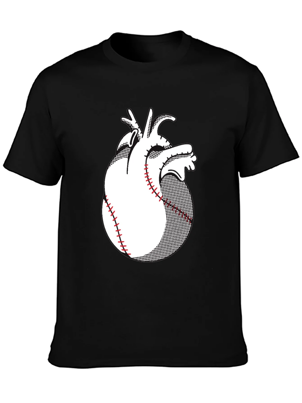 Anatomical Heart Baseball Graphic Tee product image 3