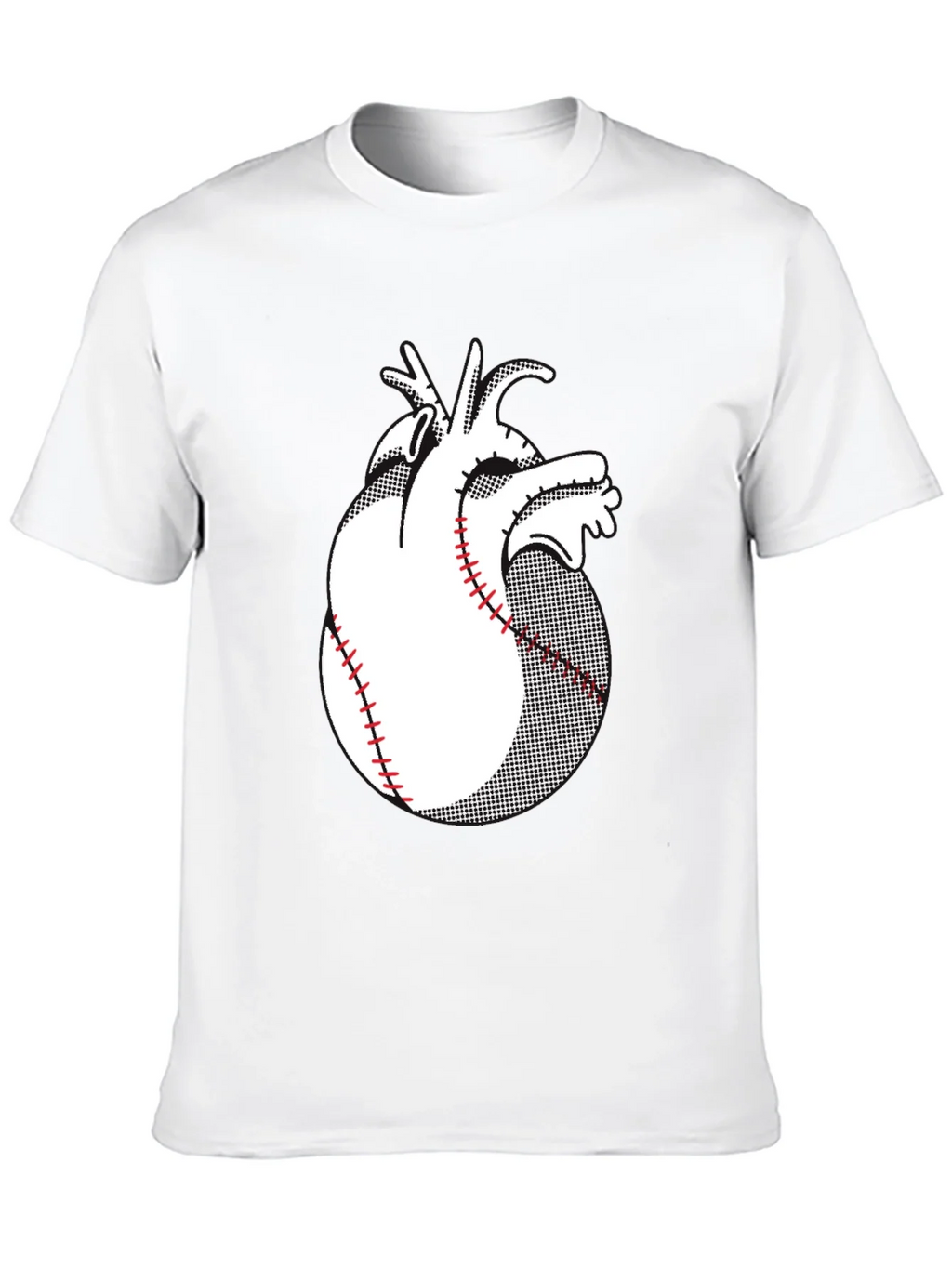 Anatomical Heart Baseball Graphic Tee product image 8