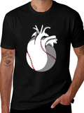 Anatomical Heart Baseball Graphic Tee product image 1