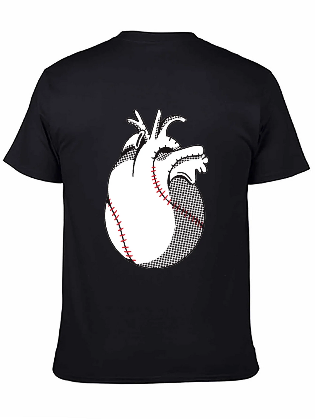 Anatomical Heart Baseball Graphic Tee product image 4