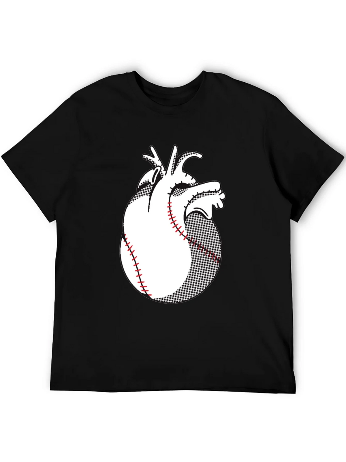 Anatomical Heart Baseball Graphic Tee product image 5