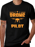 Drone Pilot Graphic Tee - Black T-Shirt product image 1