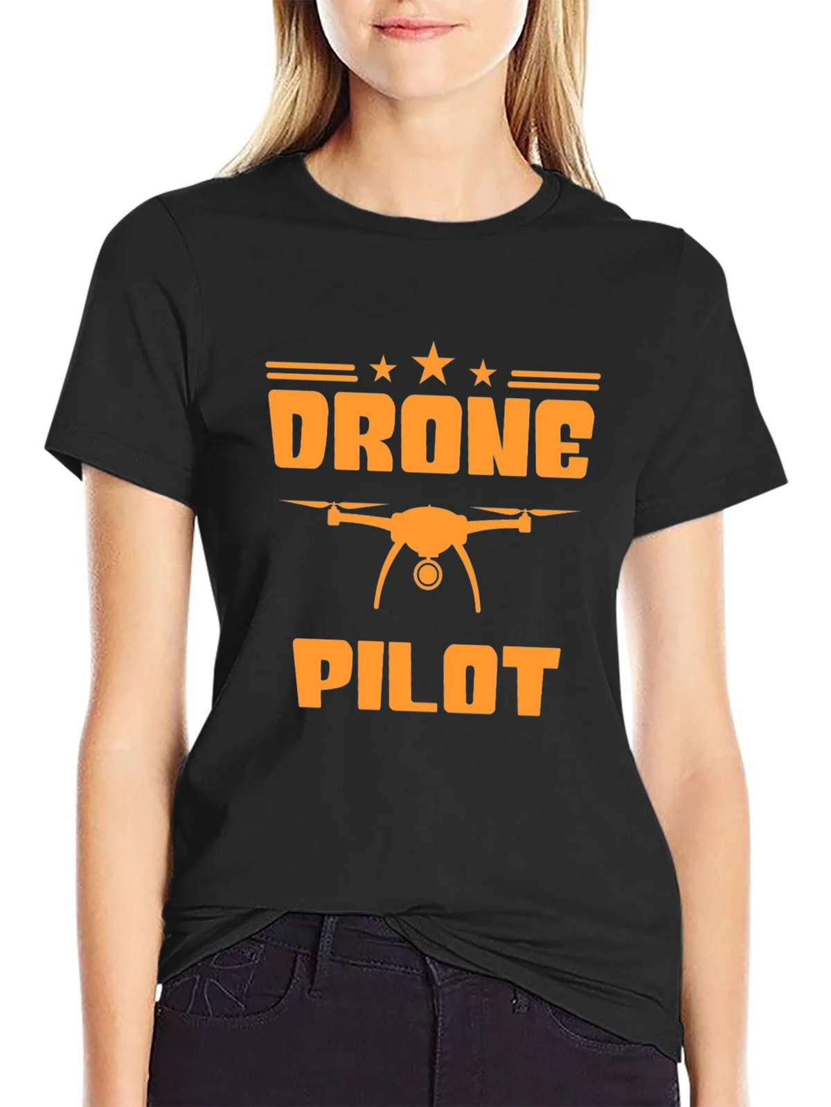 Drone Pilot Graphic Tee - Black T-Shirt product image 2