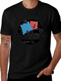 Cornhole Flags Graphic T-Shirt product image 1