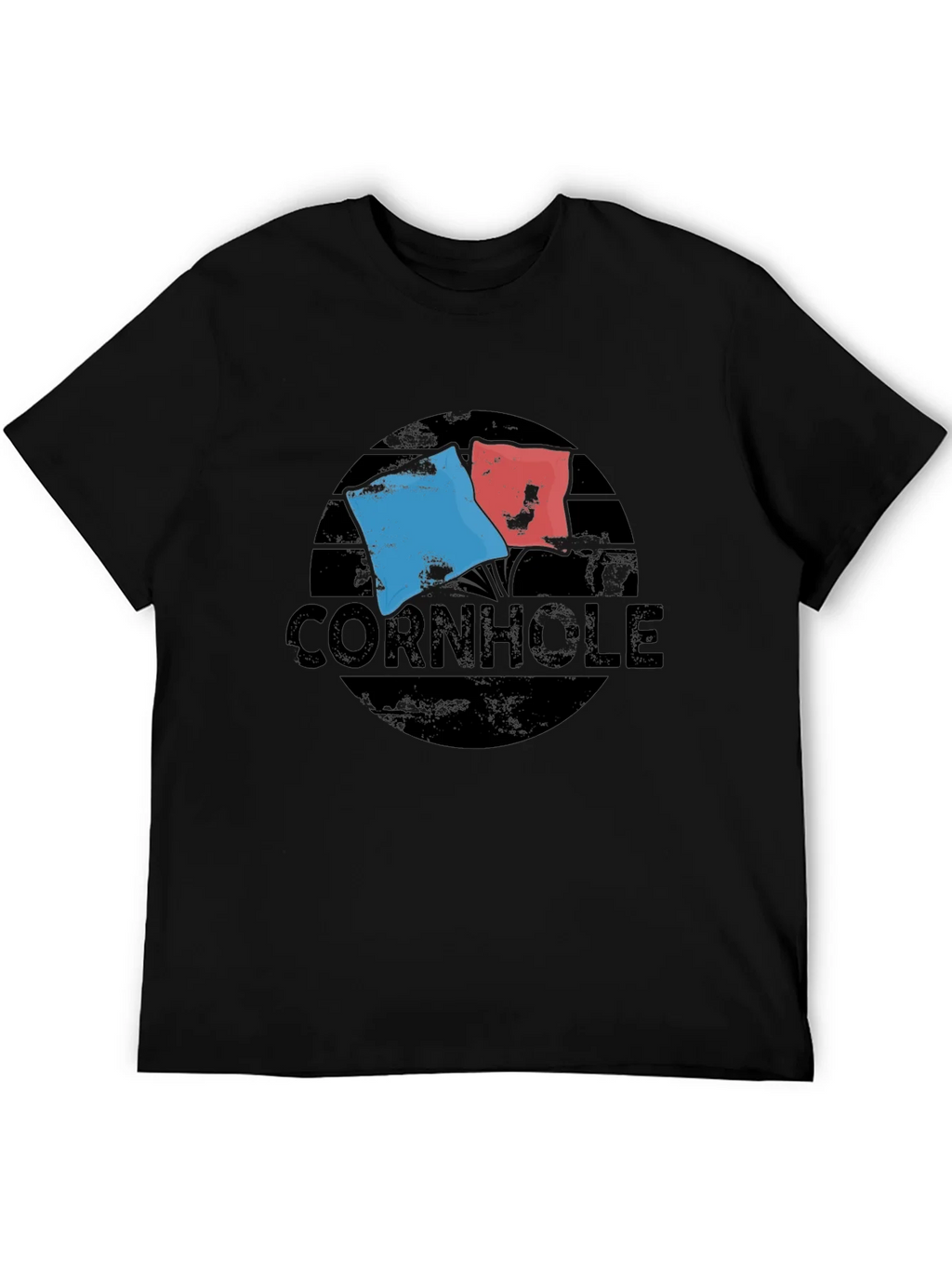 Cornhole Flags Graphic T-Shirt product image 5