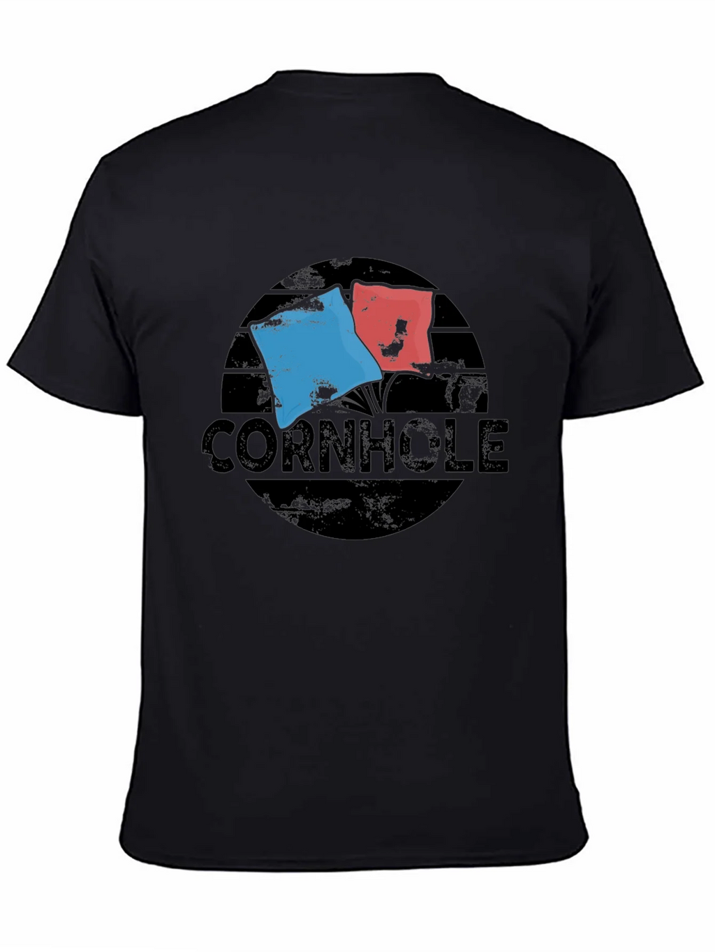 Cornhole Flags Graphic T-Shirt product image 4