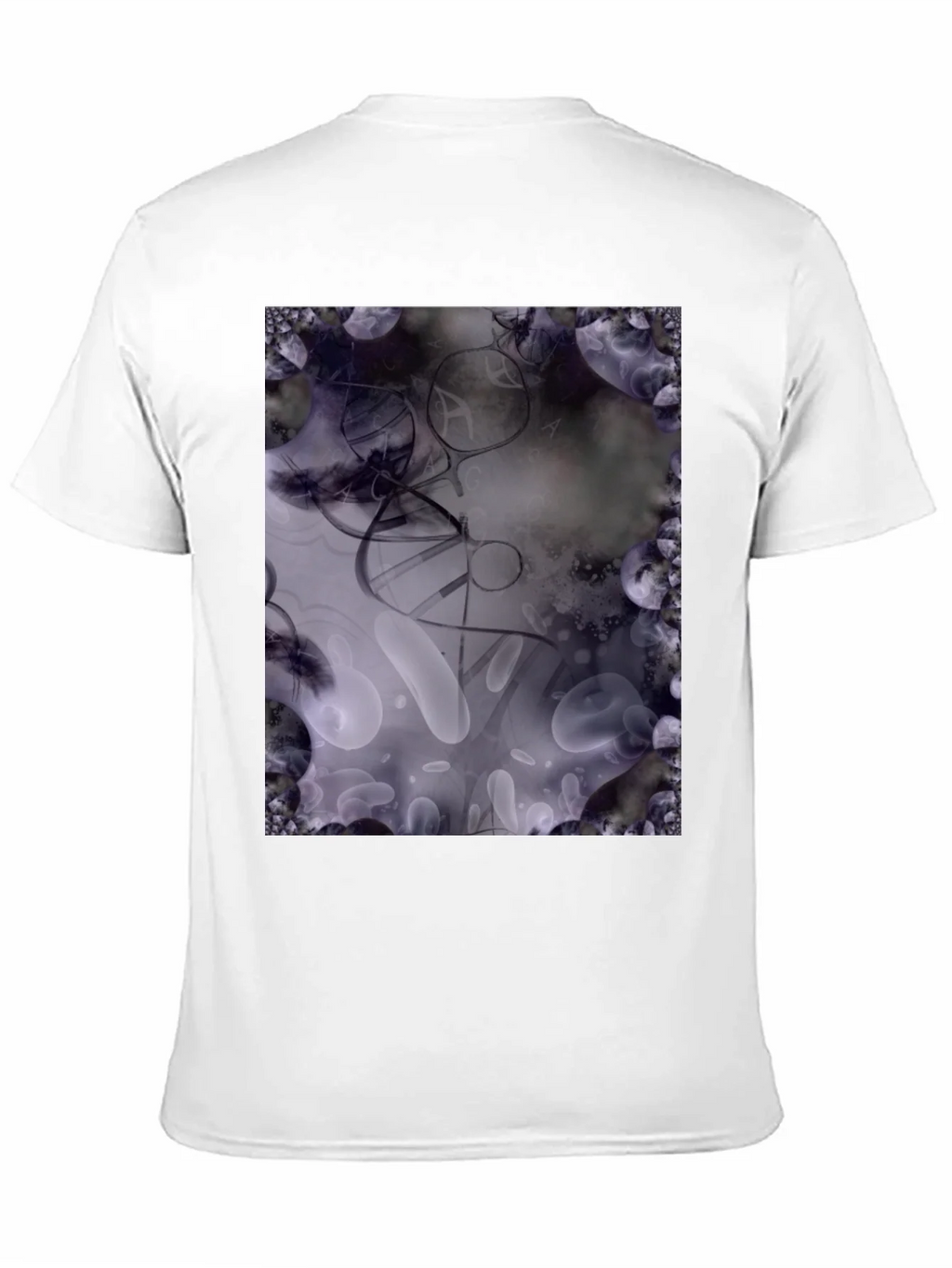 Abstract Art T-Shirt: Black Cotton Blend Tee product image 9