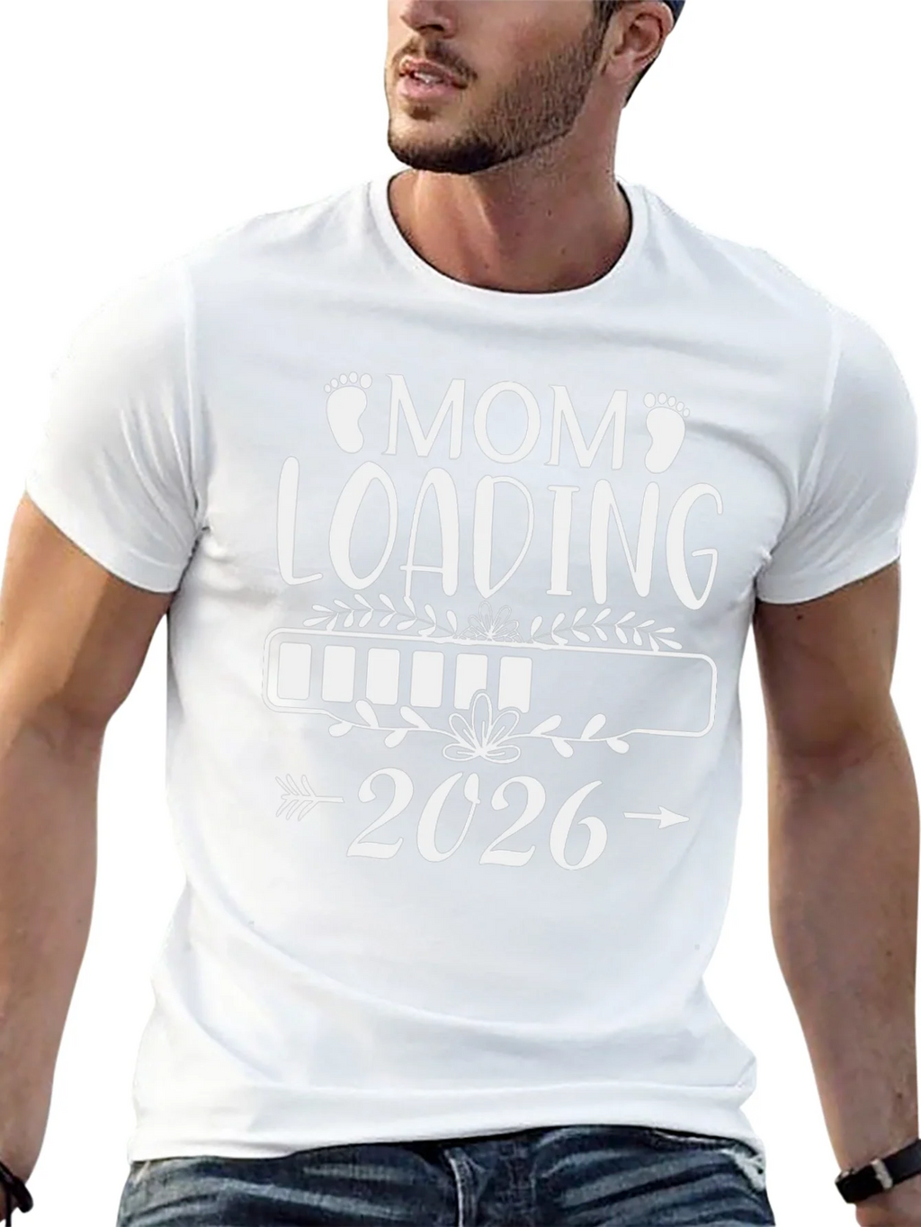 Mom Loading 2026 T-Shirt - Expecting Tee product image 10