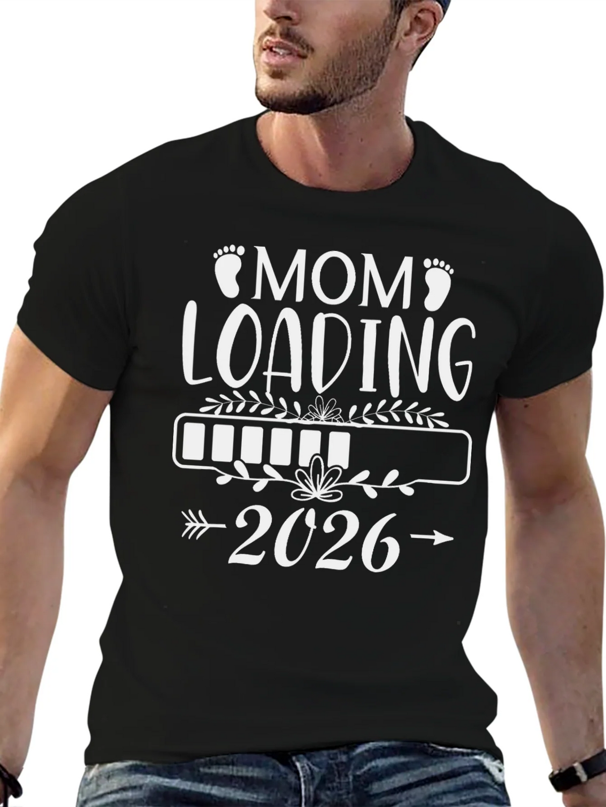 Mom Loading 2026 T-Shirt - Expecting Tee product image 5