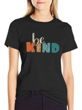Be Kind Graphic Tee - Vintage Style Black T-Shirt product image 1