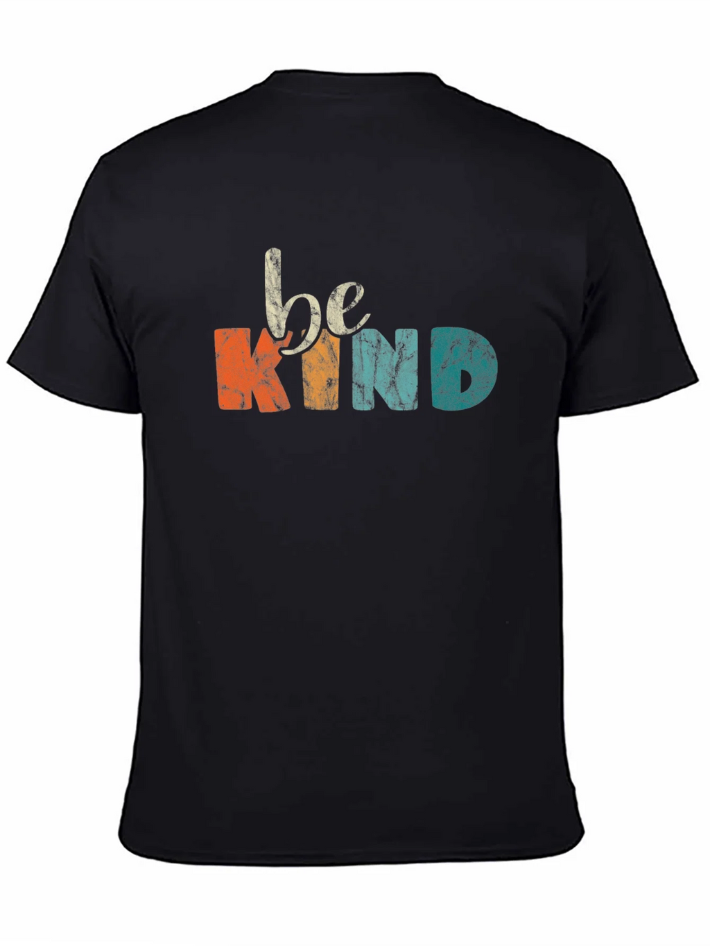 Be Kind Graphic Tee - Vintage Style Black T-Shirt product image 2
