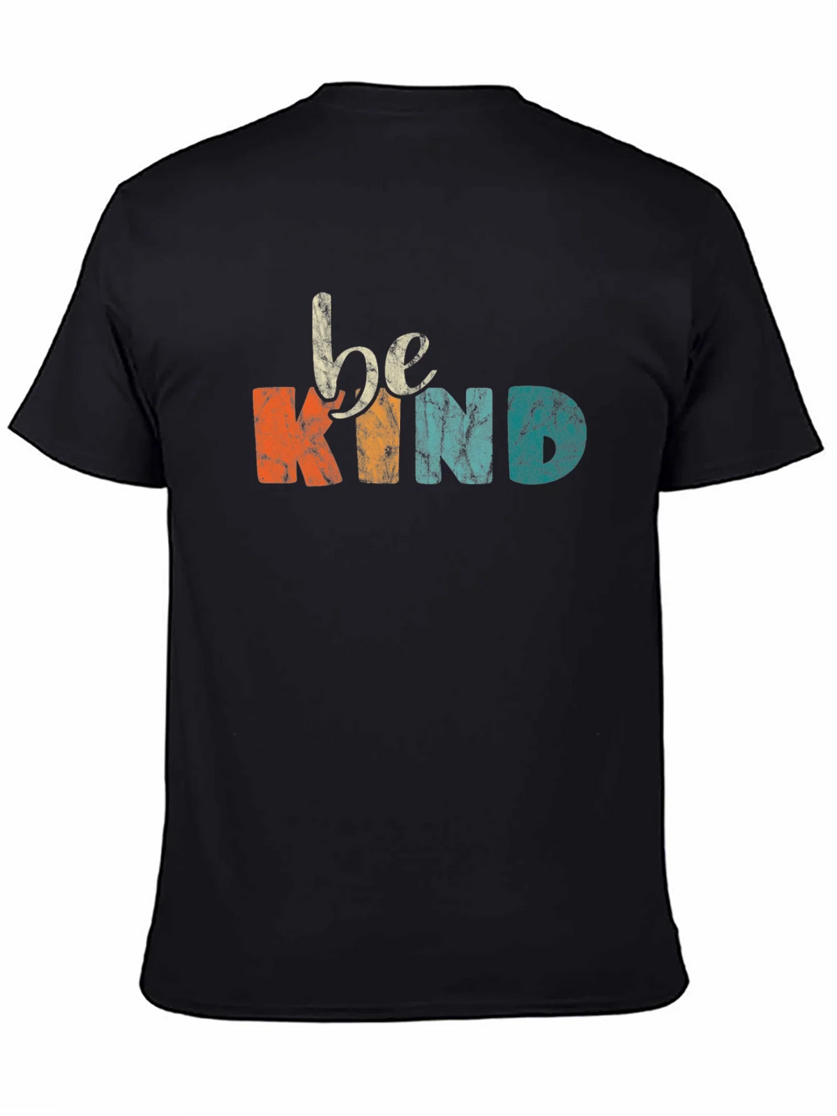 Be Kind Graphic Tee - Vintage Style Black T-Shirt product image 2