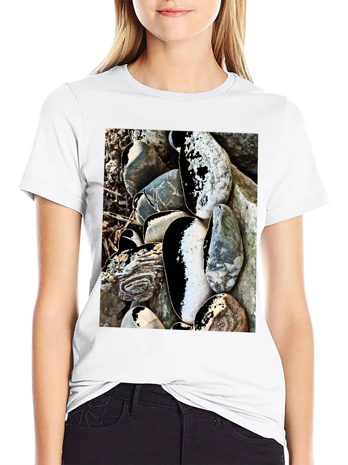 Abstract Stone T-Shirt product image 8