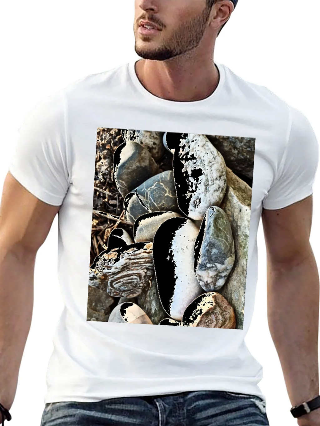 Abstract Stone T-Shirt product image 12