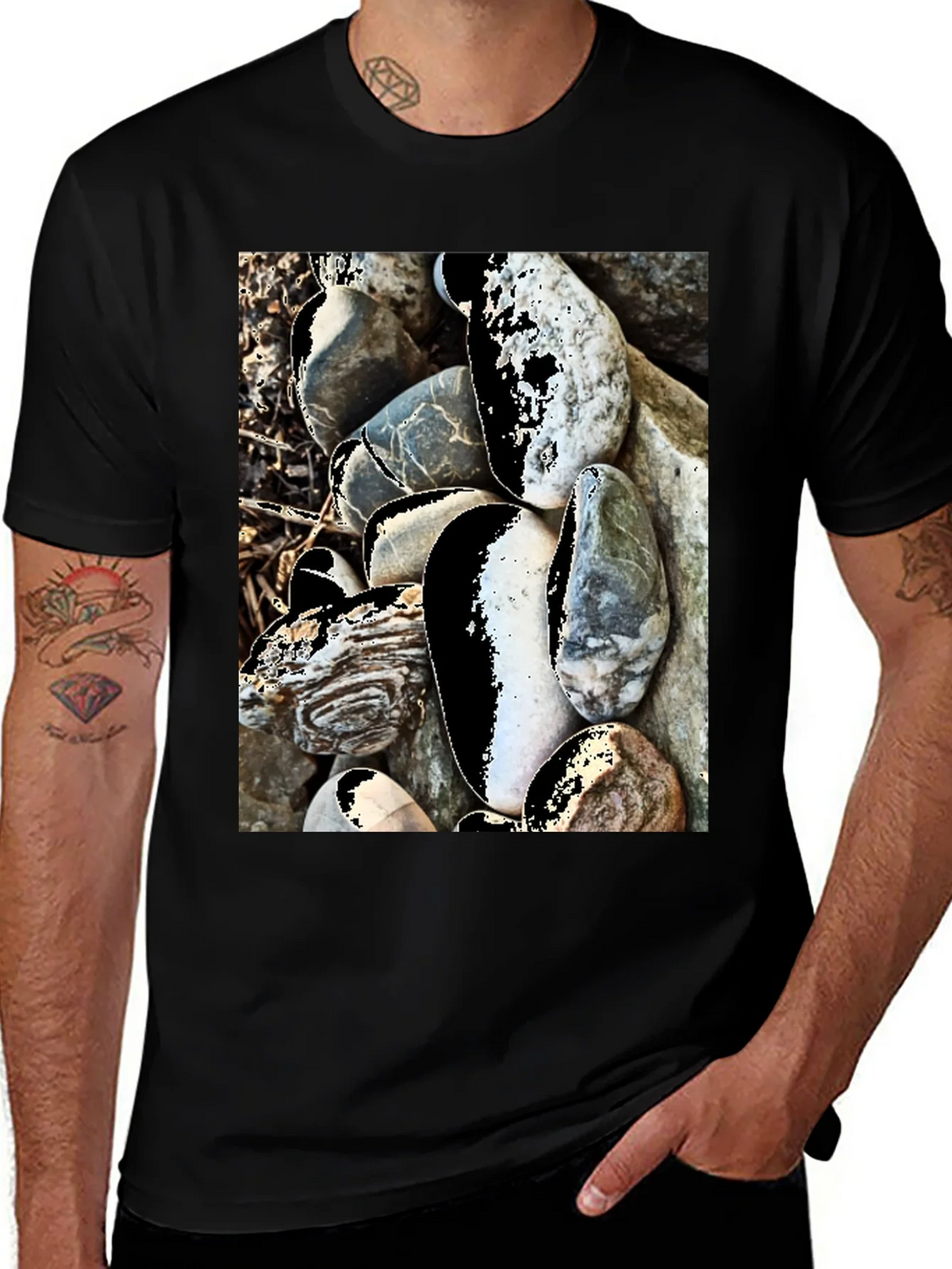 Abstract Stone T-Shirt product image 1